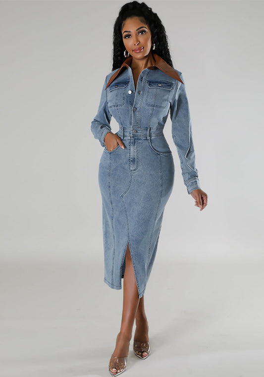 Denim dress