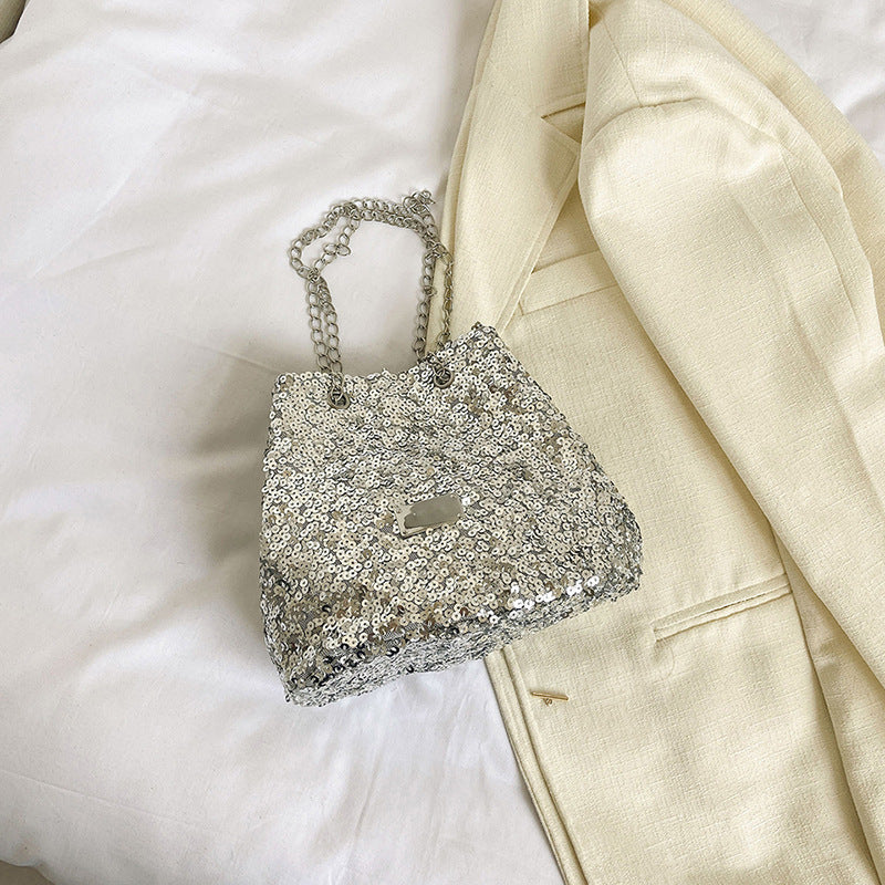 Summer Breeze Chain Bucket Bag